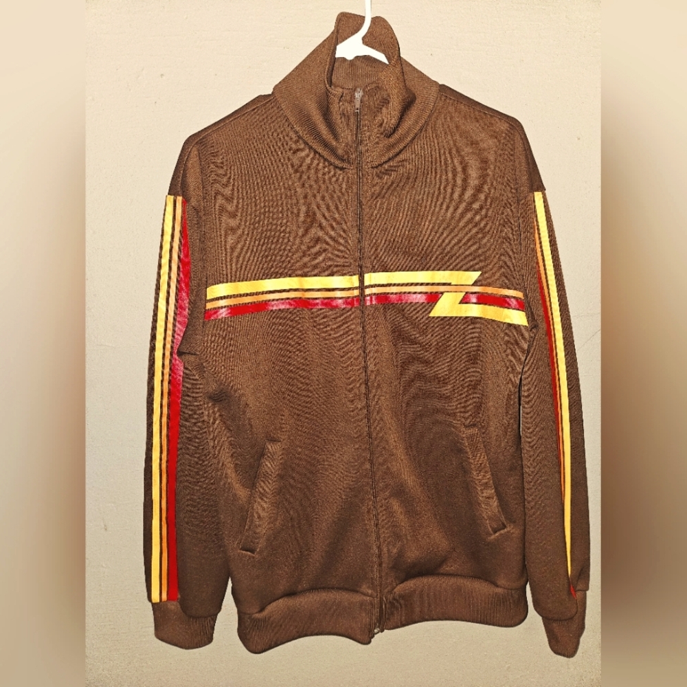 Men's Sport Dark Brown Campus Microfleece Jacket